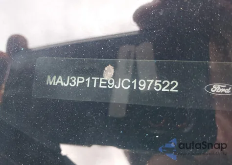 2018 Ford Ecosport Se z USA, uszkodzony, nr VIN MAJ3P1TE9JC197522